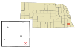 Location of Elk Creek, Nebraska