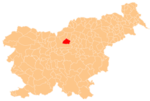 The location of the Municipality of Gornji Grad