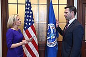 Kirstjen Nielsen swearing in Kevin McAleenan as DHS Acting Secretary