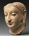 Head of Buddha, from Hadda, Afghanistan, c. 5th–6th century. Metropolitan Museum of Art.[425]