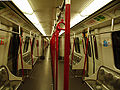 列车车厢内部（2005年1月）