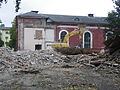 Demolition of the adjacent extension (2011)