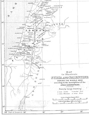 An 1890 map of Palestine