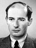 Black-and-white photographic portrait of Raoul Wallenberg