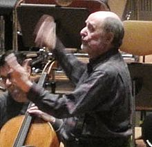 Norrington conducting at rehearsal