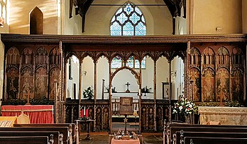 Ranworth rood screen photo