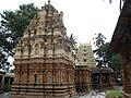 Typical Vijayanagara style dravida shikhara (south Indian style tower over shrine) at the Someshvara temple at Kolar (14th century)