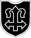 Insignia of the 24th Waffen Mountain Division of the SS Karstjäger