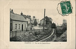 Photograph of a train near Lumbres