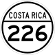 National Secondary Route 226 shield}}