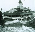 Damage from Hurricane Carol in Rhode Island.