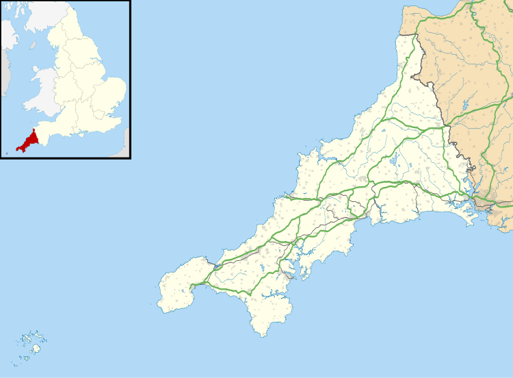 Cornish rotten and pocket boroughs is located in Cornwall