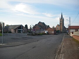 The centre of Ervillers