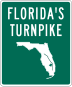 Homestead Extension of Florida's Turnpike marker