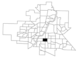 Haultain location map