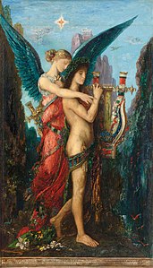 Hesiod and the Muse (1891), 59 x 34.5 cm, Musée d'Orsay