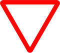 W 041 Yield Ahead