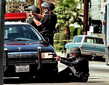 3 LAPD officers during the shootout, all notably armed with handguns that were unable to penetrate the homemade body armor of the gunmen.