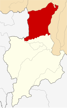 Location of Sarayacu in the Ucayali Province