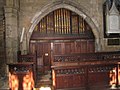 Organ and choir stalls