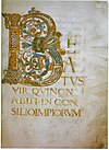 The Ramsey Psalter's B of Beatus vir