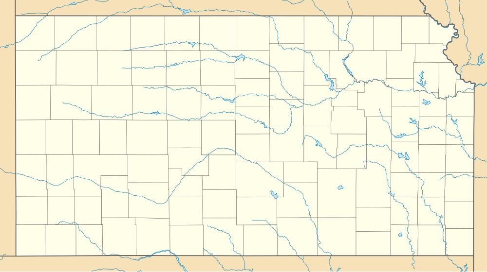 Kansas is located in Kansas