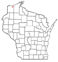 Location of the Town of Maple, Wisconsin