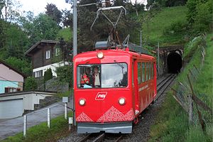 Red rack train