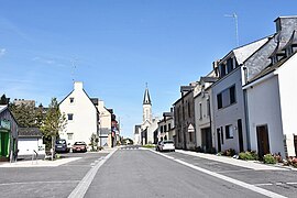 A street in Saint-Congard (rue de Redon).