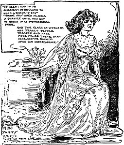 Ward sketch by journalist Marguerite Martyn, 1909