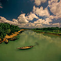 Boats in Jaflong, Sylhet, Bangladesh, by Ziaul Hoque