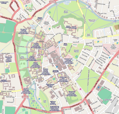 List of churches in South Cambridgeshire is located in Central Cambridge