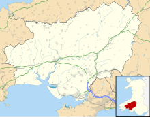 Aber Taf is located in Carmarthenshire