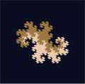 Dragon curve tiling