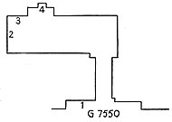 Plan of Duaenhor's tomb in Giza