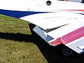 Evektor SportStar showing the unique split flap