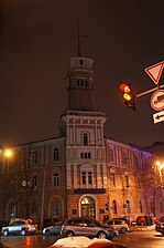 Old fire station on Velyka Zhytomyrska Street