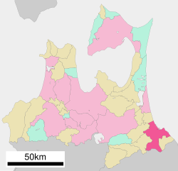 Location of Hachinohe