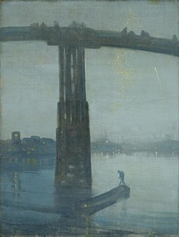 Nocturne: Blue and Gold – Old Battersea Bridge Whistler, c. 1872–75