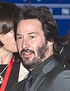 A photograph of Keanu Reeves