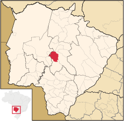 Location in Mato Grosso do Sul state