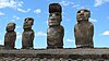 Moais on Easter Island