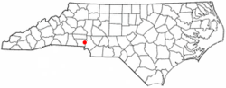 Location of Mountain Island, North Carolina