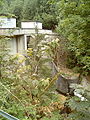 Stilling basin dam, downstream side