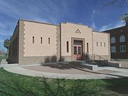 The Indian School Band Building built in 1931 and located in the compounds of Phoenix’s Steele Park in 300 E. Indian School Rd.