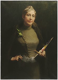 Sarah Wyman Whitman, painting by Helen Bigelow Merriman, 1909–10