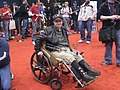 2. A steampunk-styled wheelchair.