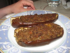 Stuffed eggplant (Punjeni patlidžan)