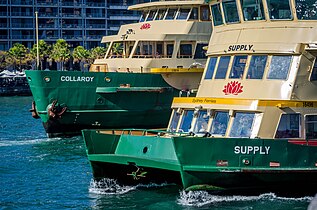 Collaroy (1988) and Supply (1984) in their current livery