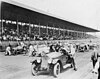 Barney Oldfield behind the wheel of the pace car for the final Tacoma Montamarathon 250 at Tacoma Speedway on July 4, 1922